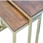 Load image into Gallery viewer, Chunky Gold Table Set of 3
