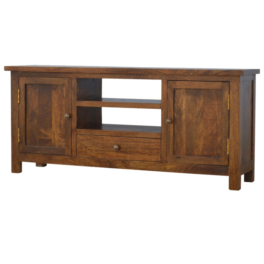 Solid-Wood-Media-Unit