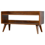 Load image into Gallery viewer, Chestnut Nordic Storage Bench
