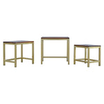 Load image into Gallery viewer, Chunky Gold Stool Set of 3
