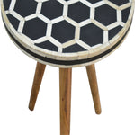 Load image into Gallery viewer, Bone-Inlay-Tripod-Stool
