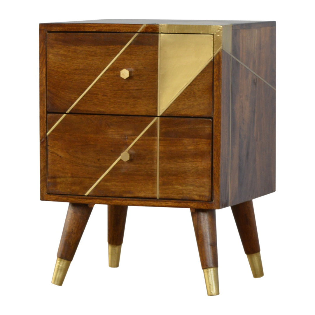 Gold-Geometric-Chestnut-Bedside