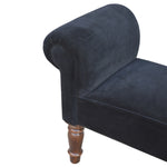 Load image into Gallery viewer, Black Velvet Bench
