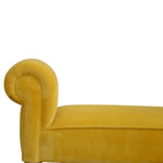 Load image into Gallery viewer, Mustard Velvet Bench
