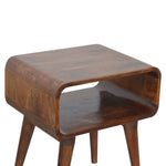 Load image into Gallery viewer, Curved Open Chestnut Bedside
